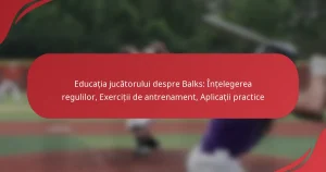 Educația jucătorului despre Balks: Înțelegerea regulilor, Exerciții de antrenament, Aplicații practice